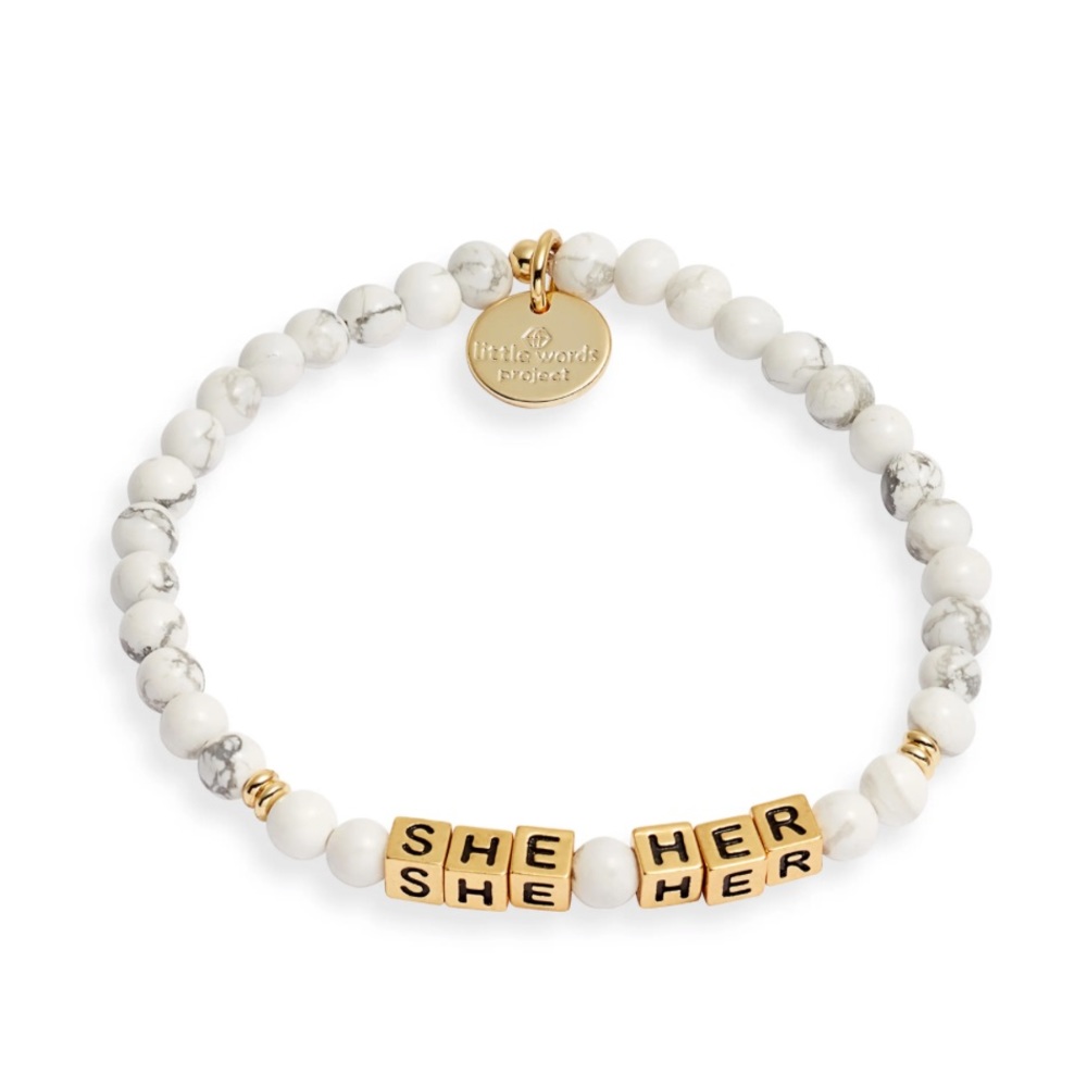 Little Words Project She/Her Bracelet